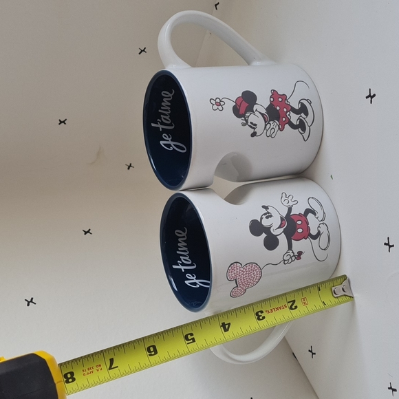 Disney Mickey and Minnie Cups I love you in French language - Picture 11 of 13